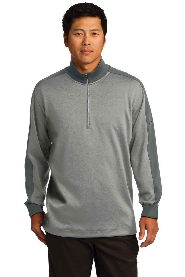 Nike DriFIT 1/2Zip CoverUp 578673 Athletic Grey Heather Dark Grey