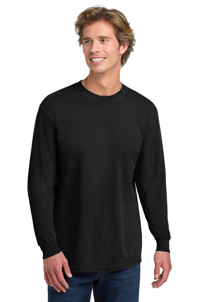 COMFORT COLORS Heavyweight Ring Spun Long Sleeve Tee 6014 Black