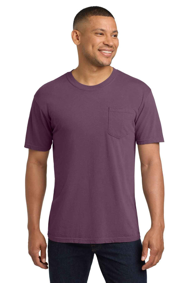 COMFORT COLORS Heavyweight Ring Spun Pocket Tee 6030 Berry