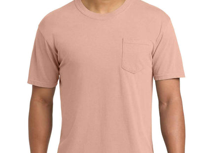 COMFORT COLORS Heavyweight Ring Spun Pocket Tee 6030 Peachy