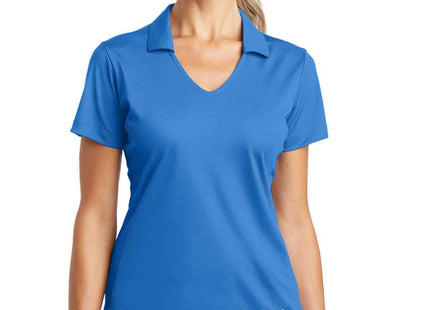 Nike Women's DriFIT Vertical Mesh Polo 637165 Brisk Blue
