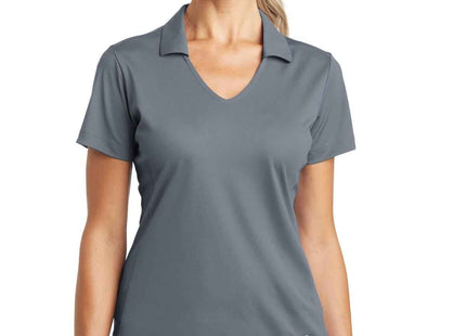 Nike Women's DriFIT Vertical Mesh Polo 637165 Cool Grey