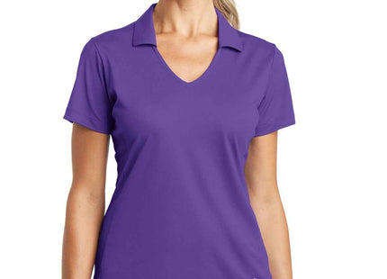 Nike Women's DriFIT Vertical Mesh Polo 637165 Court Purple