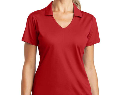 Nike Women's DriFIT Vertical Mesh Polo 637165 University Red