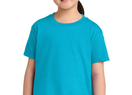 Gildan Youth Softstyle CVC Tee 64000BCVC Caribbean Mist