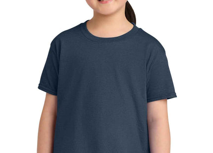 Gildan Youth Softstyle CVC Tee 64000BCVC Navy Mist