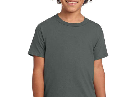 Gildan Youth Softstyle T Shirt 64000B Charcoal