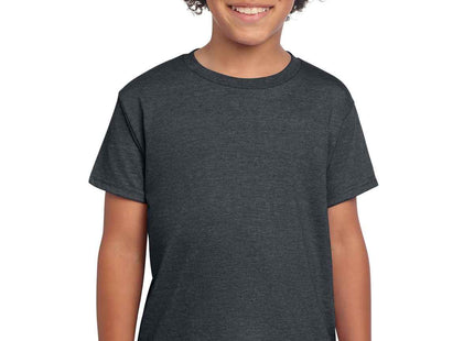 Gildan Youth Softstyle T Shirt 64000B Dark Heather