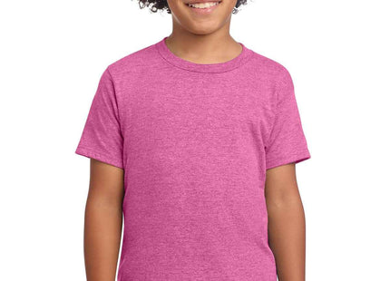 Gildan Youth Softstyle T Shirt 64000B Heather Heliconia
