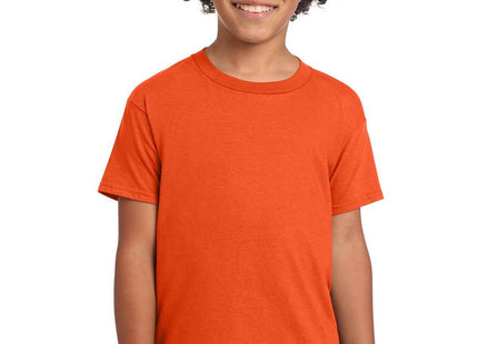 Gildan Youth Softstyle T Shirt 64000B Orange