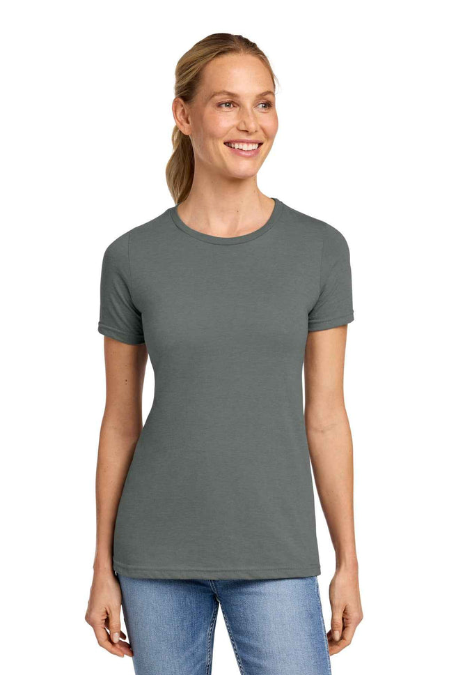 Gildan Softstyle Women's CVC T Shirt 64001LCVC Gunmetal