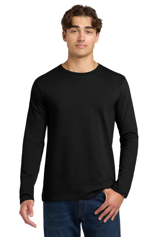 Gildan Softstyle Long Sleeve T Shirt 64400 Black