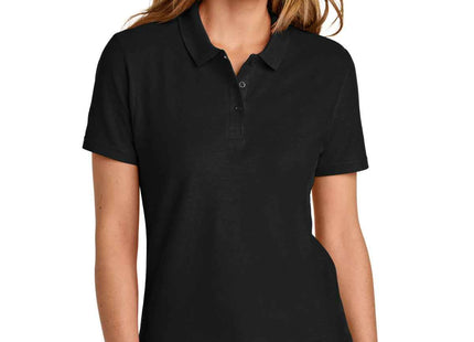 Gildan Softstyle Women's Pique Polo 64800L Black