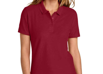 Gildan Softstyle Women's Pique Polo 64800L Cherry Red