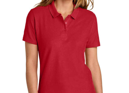 Gildan Softstyle Women's Pique Polo 64800L Red
