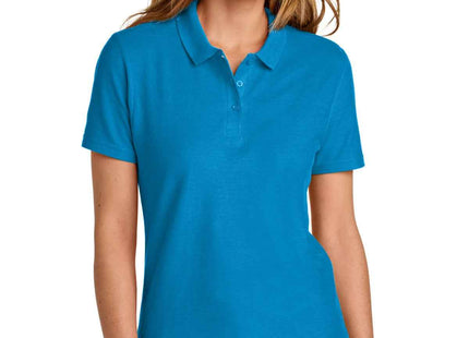 Gildan Softstyle Women's Pique Polo 64800L Sapphire