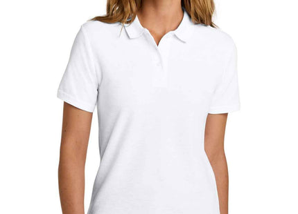 Gildan Softstyle Women's Pique Polo 64800L White
