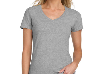 Gildan Softstyle Women's Fit VNeck T Shirt 64V00L Sport Grey