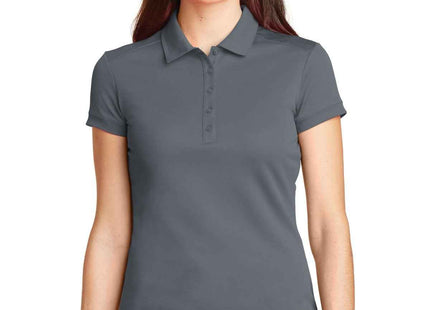 Nike Women's DriFIT Solid Icon Pique Modern Fit Polo 746100 Dark Grey