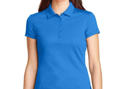 Nike Women's DriFIT Solid Icon Pique Modern Fit Polo 746100 Light Photo Blue