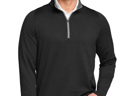 Nike DriFIT Stretch 1/2Zip CoverUp 779795 Black Dark Grey