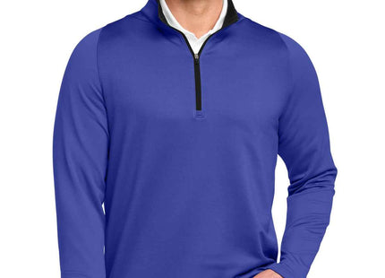 Nike DriFIT Stretch 1/2Zip CoverUp 779795 Deep Royal Blue Black