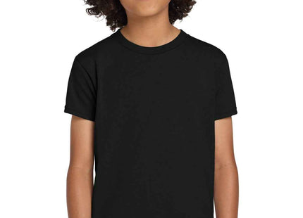 Gildan Youth DryBlend 50 Cotton/50 Poly T Shirt 8000B Black