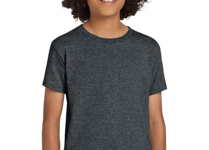 Gildan Youth DryBlend 50 Cotton/50 Poly T Shirt 8000B Dark Heather