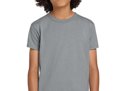 Gildan Youth DryBlend 50 Cotton/50 Poly T Shirt 8000B Gravel