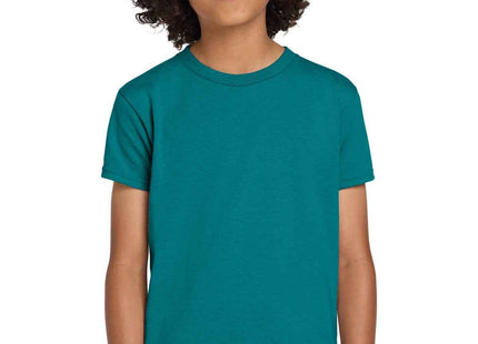 Gildan Youth DryBlend 50 Cotton/50 Poly T Shirt 8000B Jade Dome