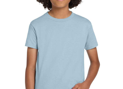 Gildan Youth DryBlend 50 Cotton/50 Poly T Shirt 8000B Light Blue