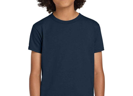 Gildan Youth DryBlend 50 Cotton/50 Poly T Shirt 8000B Navy