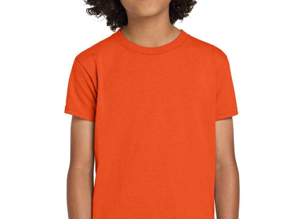 Gildan Youth DryBlend 50 Cotton/50 Poly T Shirt 8000B Orange