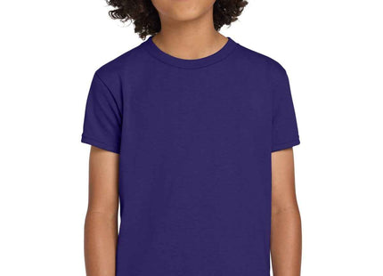 Gildan Youth DryBlend 50 Cotton/50 Poly T Shirt 8000B Purple