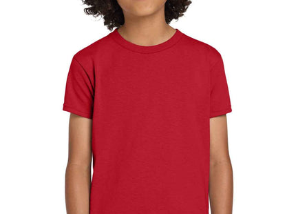 Gildan Youth DryBlend 50 Cotton/50 Poly T Shirt 8000B Red
