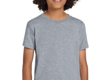 Gildan Youth DryBlend 50 Cotton/50 Poly T Shirt 8000B Sport Grey