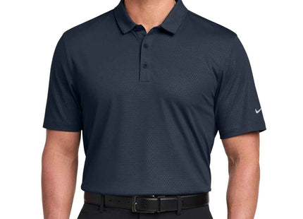 Nike DriFIT Embossed TriBlade Polo 838964 Marine
