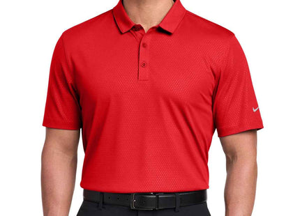 Nike DriFIT Embossed TriBlade Polo 838964 University Red
