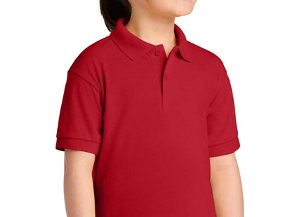 Gildan Youth DryBlend 6Ounce Jersey Knit Sport Shirt 8800B Red