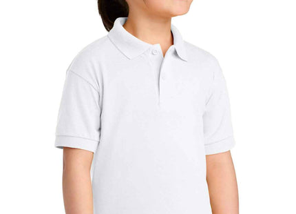 Gildan Youth DryBlend 6Ounce Jersey Knit Sport Shirt 8800B White
