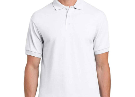 Gildan DryBlend 6Ounce Jersey Knit Sport Shirt 8800 White