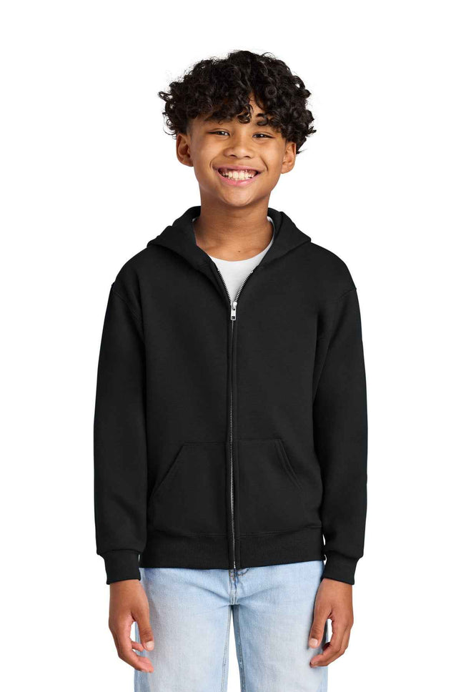 Jerzees Youth NuBlend FullZip Hooded Sweatshirt 993B