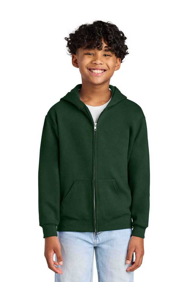 Jerzees Youth NuBlend FullZip Hooded Sweatshirt 993B
