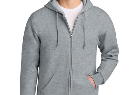 Jerzees NuBlend FullZip Hooded Sweatshirt 993M Athletic Heather