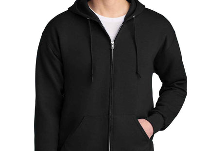 Jerzees NuBlend FullZip Hooded Sweatshirt 993M Black