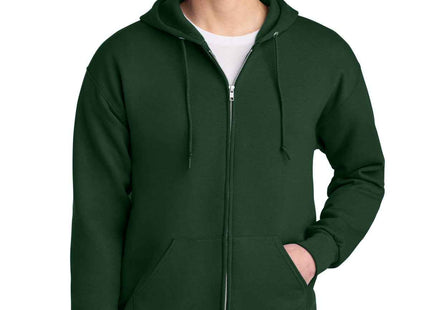 Jerzees NuBlend FullZip Hooded Sweatshirt 993M Forest Green