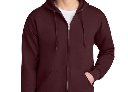 Jerzees NuBlend FullZip Hooded Sweatshirt 993M Maroon
