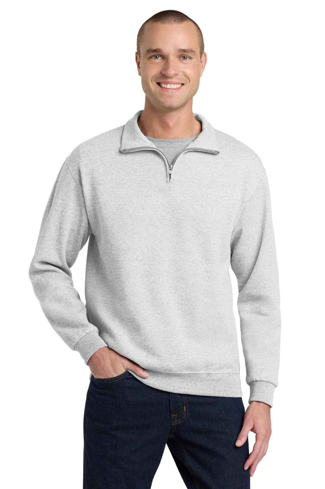 Jerzees NuBlend 1/4Zip Cadet Collar Sweatshirt 995M