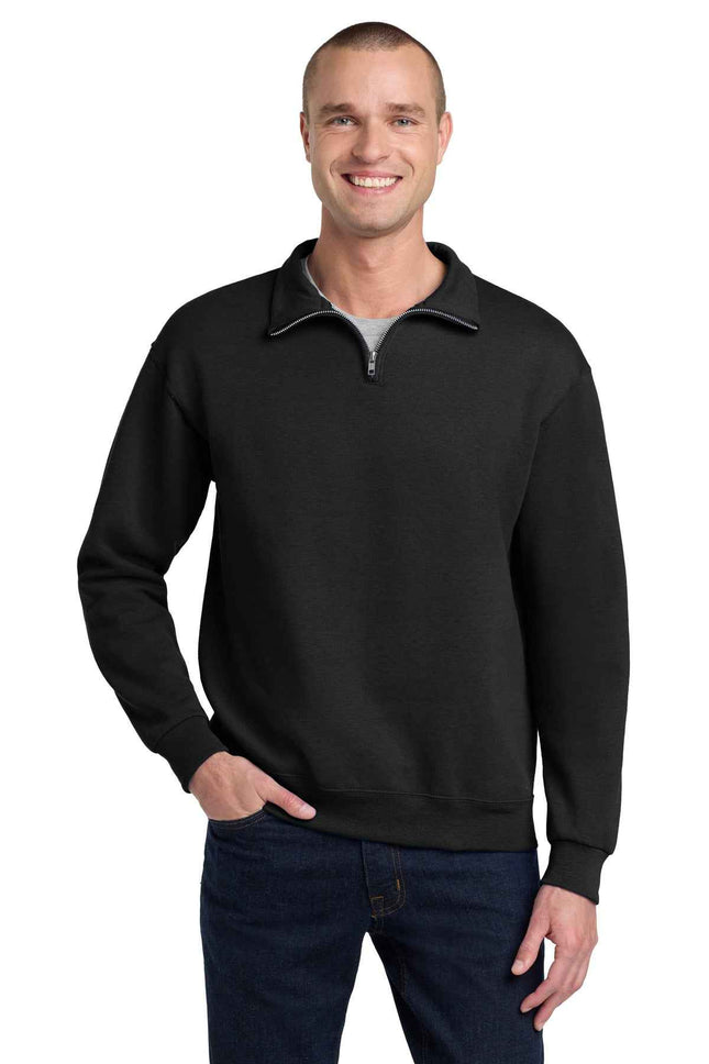 Jerzees NuBlend 1/4Zip Cadet Collar Sweatshirt 995M