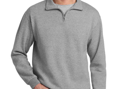 Jerzees NuBlend 1/4Zip Cadet Collar Sweatshirt 995M Oxford